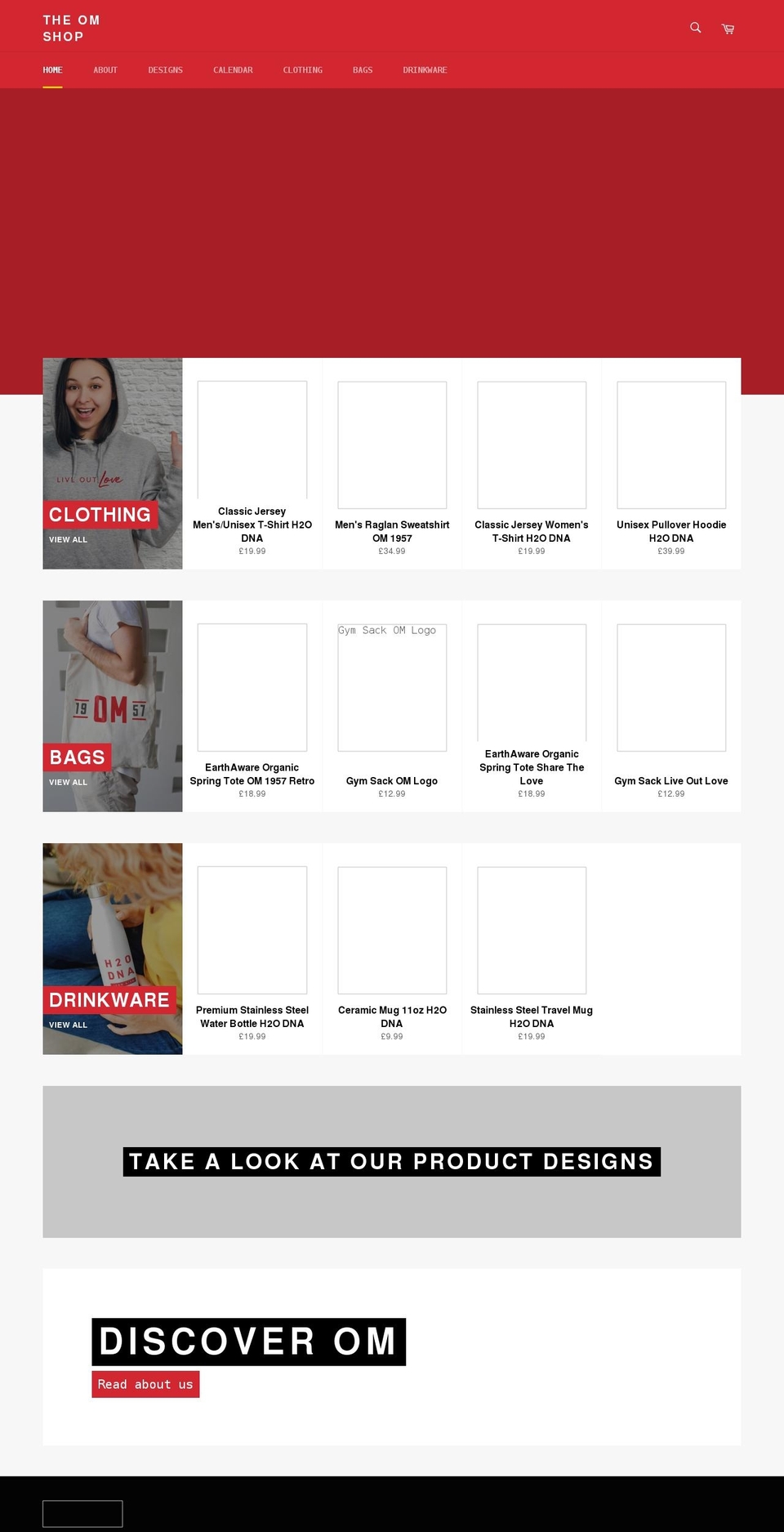 shopforom.co.uk shopify website screenshot