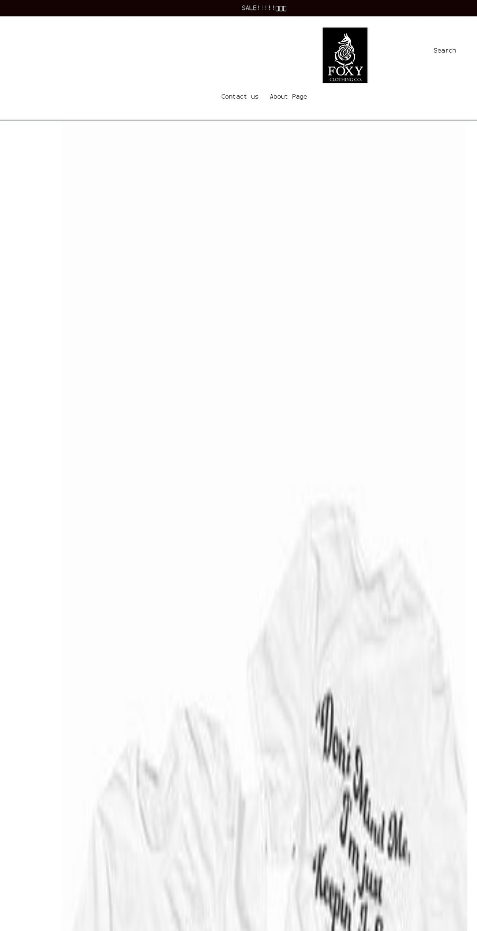 shopfoxyco.com shopify website screenshot