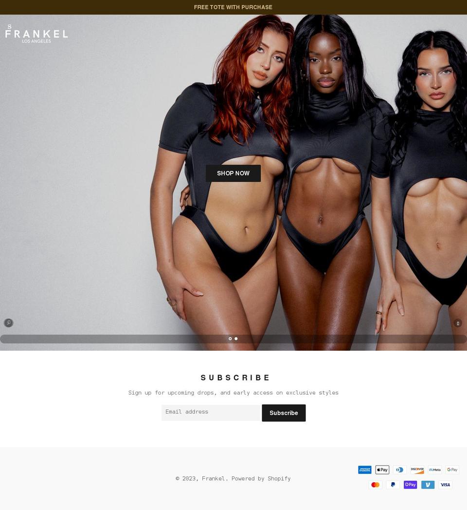 shopfrankel.com shopify website screenshot