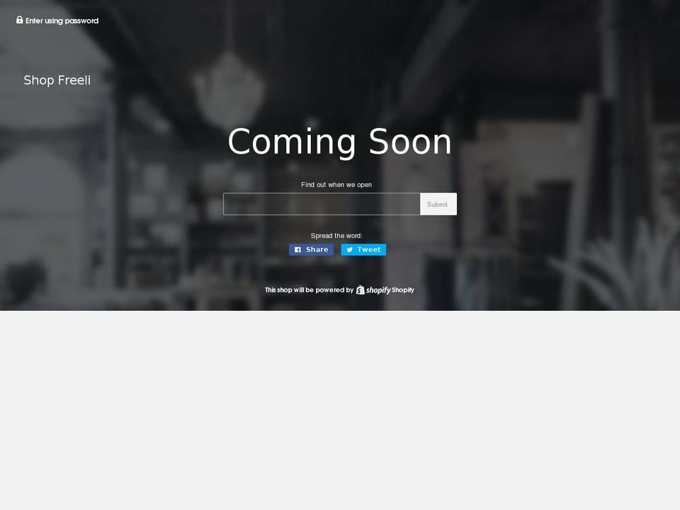 shopfreeli.com — Shopify storefront screenshot