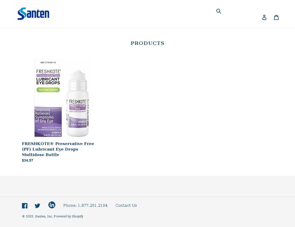 shopfreshkotepf.com shopify website screenshot