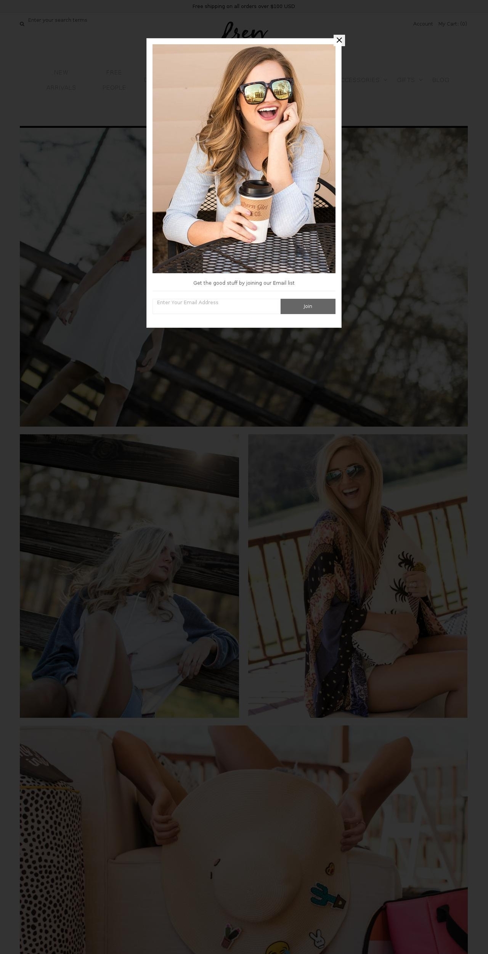shopfreyboutique.com shopify website screenshot
