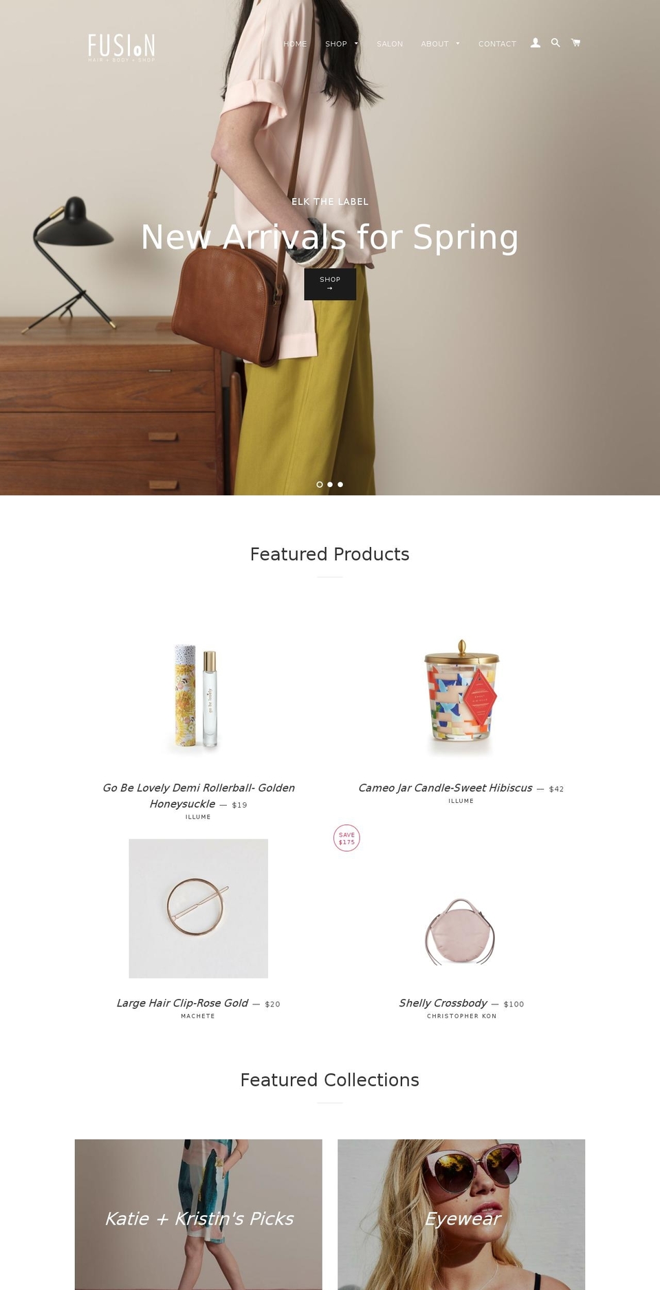 shopfusion.ca shopify website screenshot