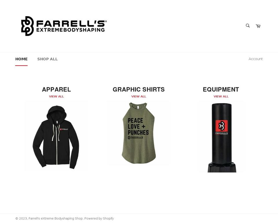 shopfxb.com shopify website screenshot