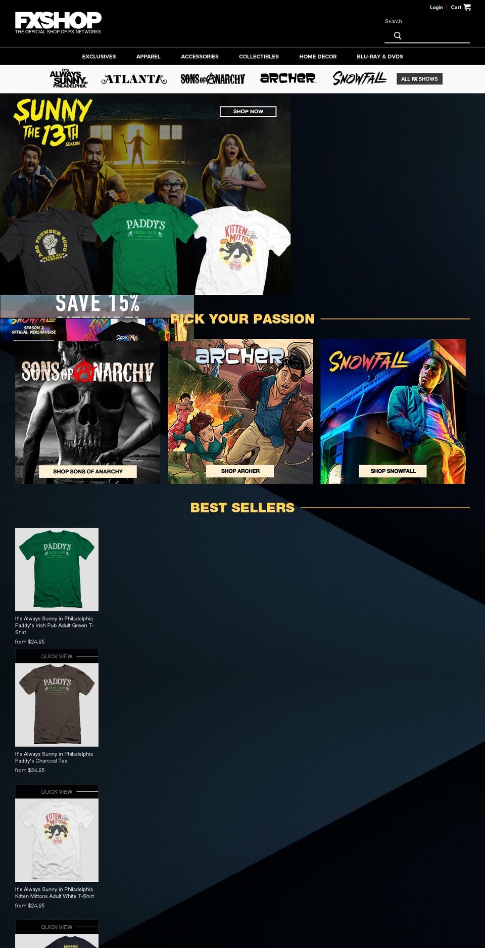shopfxnetwork.com — Shopify storefront screenshot