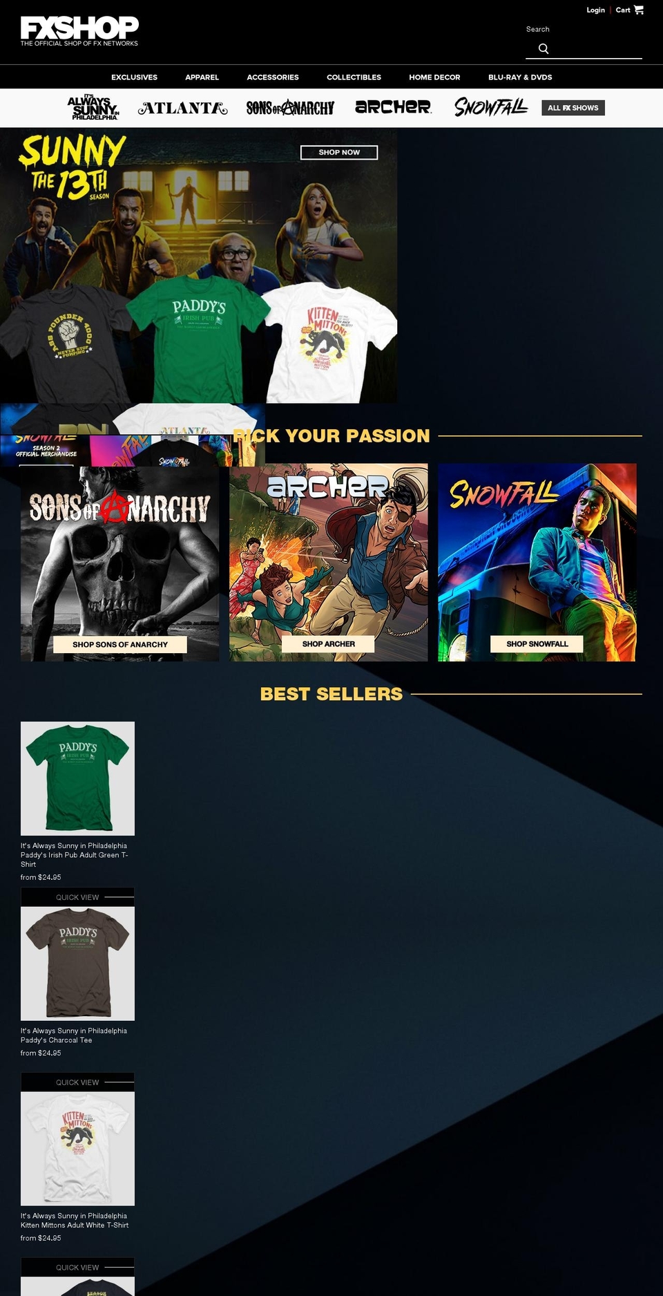 shopfxnetworks.com — Shopify storefront screenshot