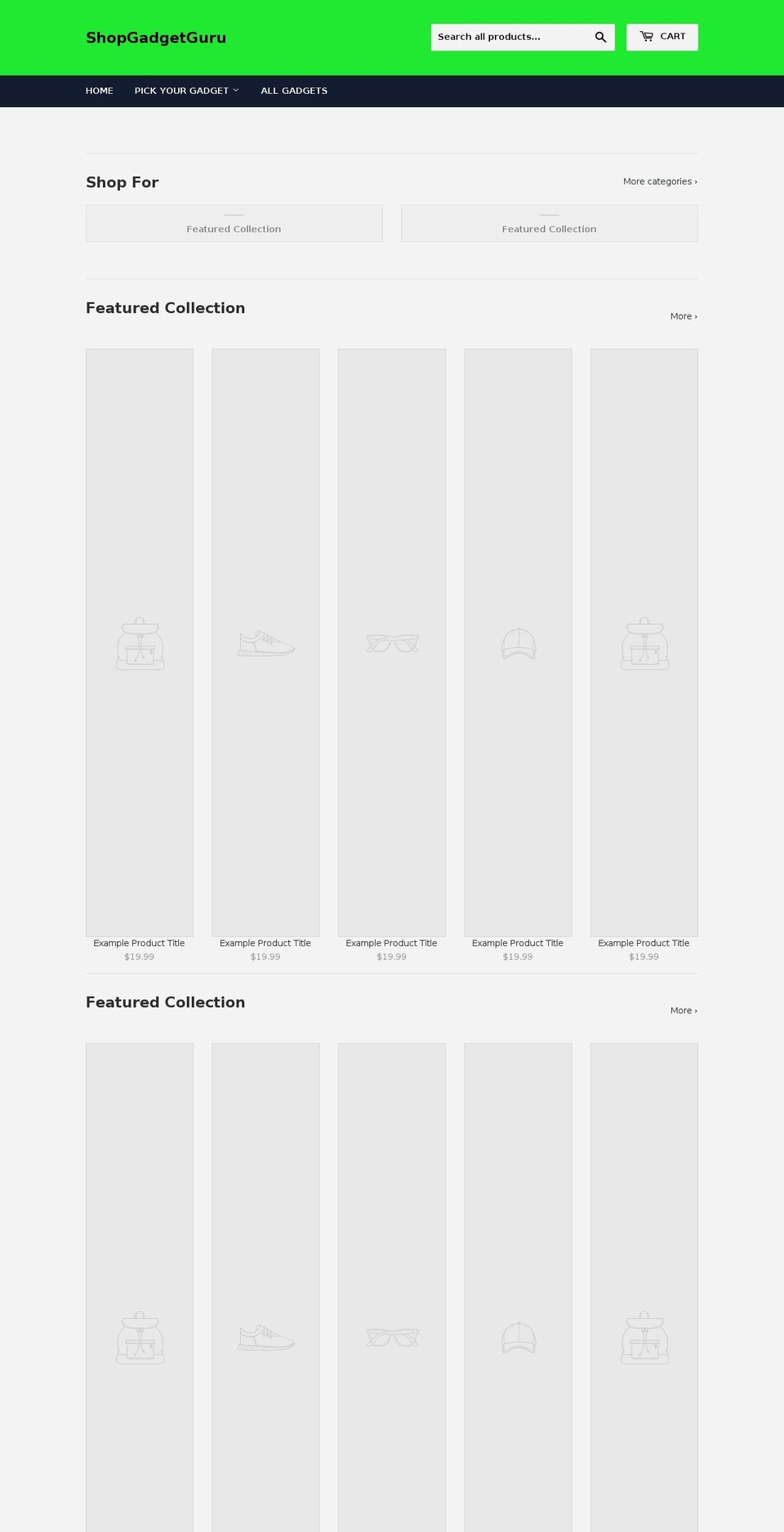 shopgadgetguru.com — Shopify storefront screenshot