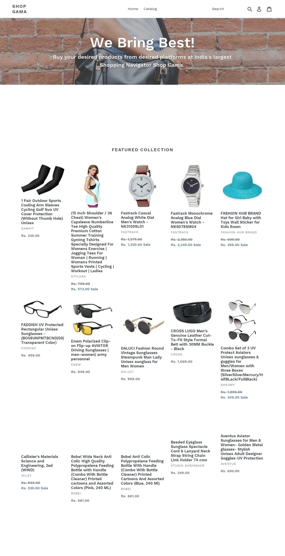 shopgama.com shopify website screenshot