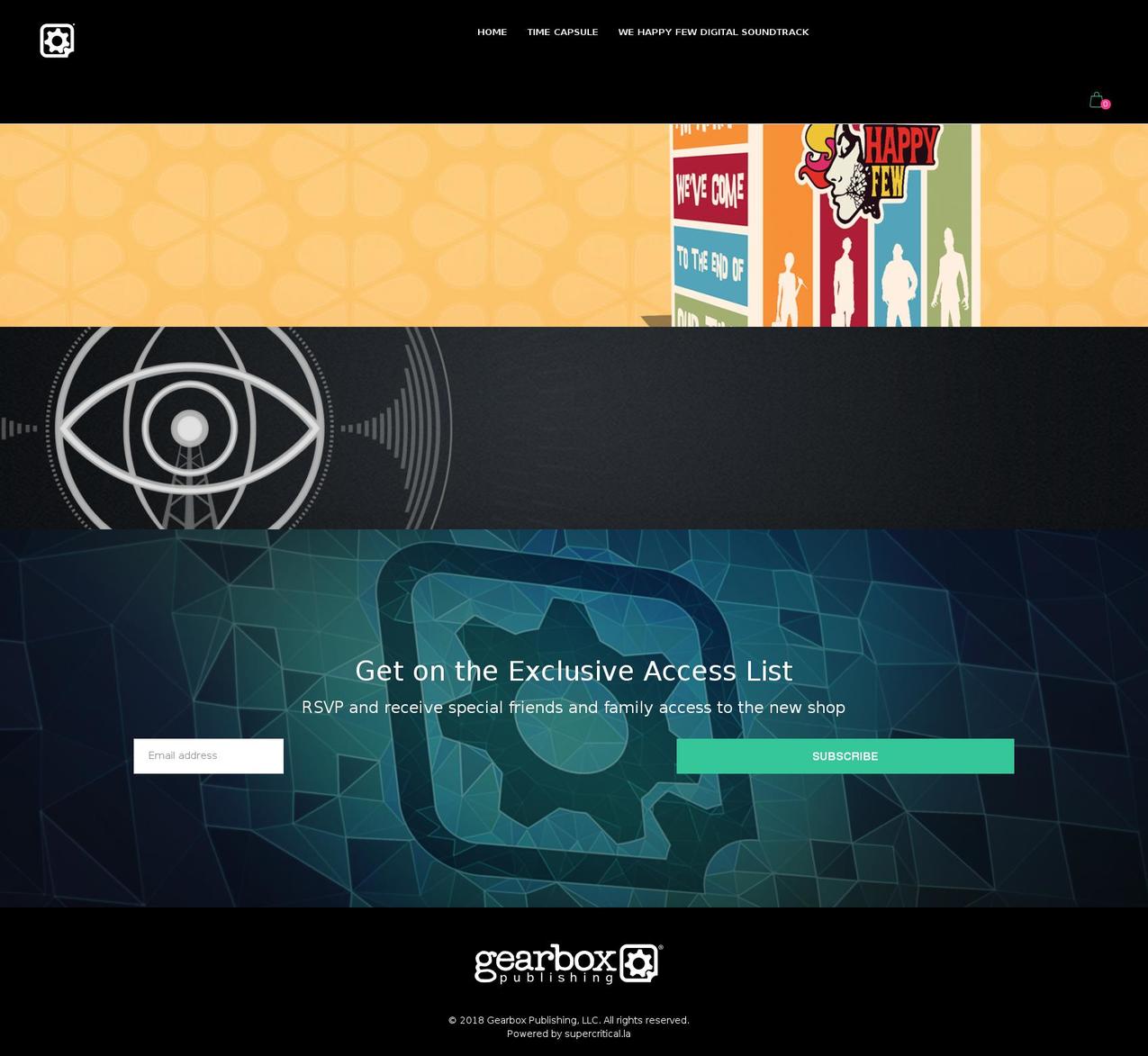 shopgearbox.com shopify website screenshot