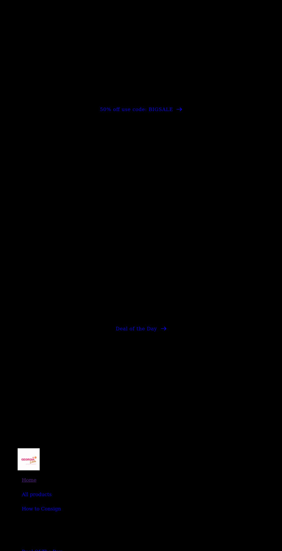 shopgeorgialane.com shopify website screenshot
