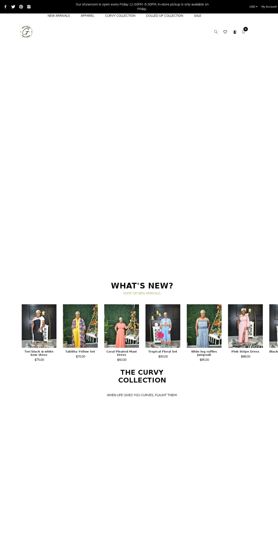 shopgirlznpearlz.com shopify website screenshot