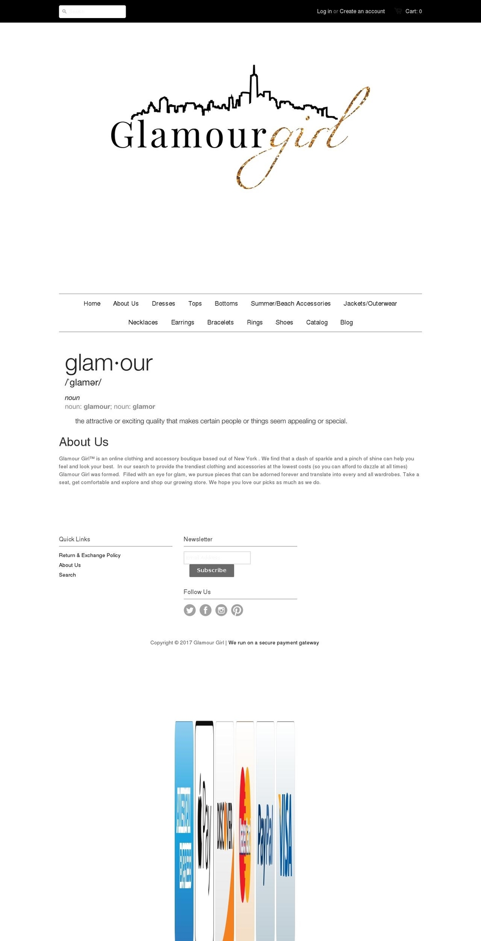 shopglam.net shopify website screenshot