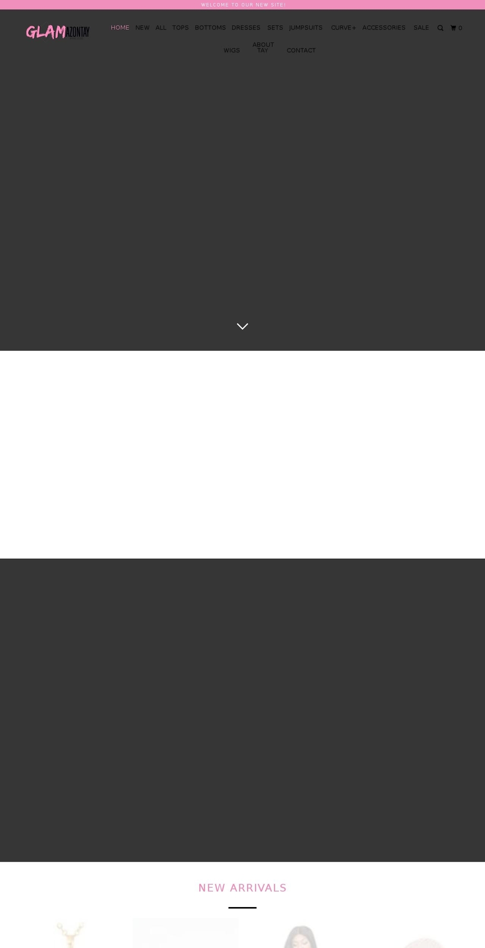 shopglamazontay.com — Shopify storefront screenshot