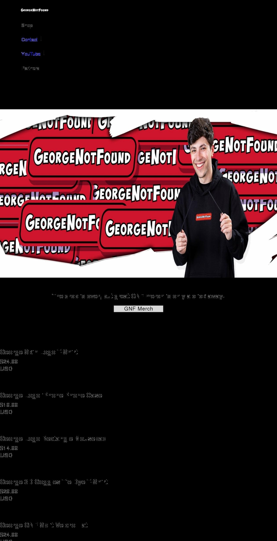 shopgnf.com shopify website screenshot