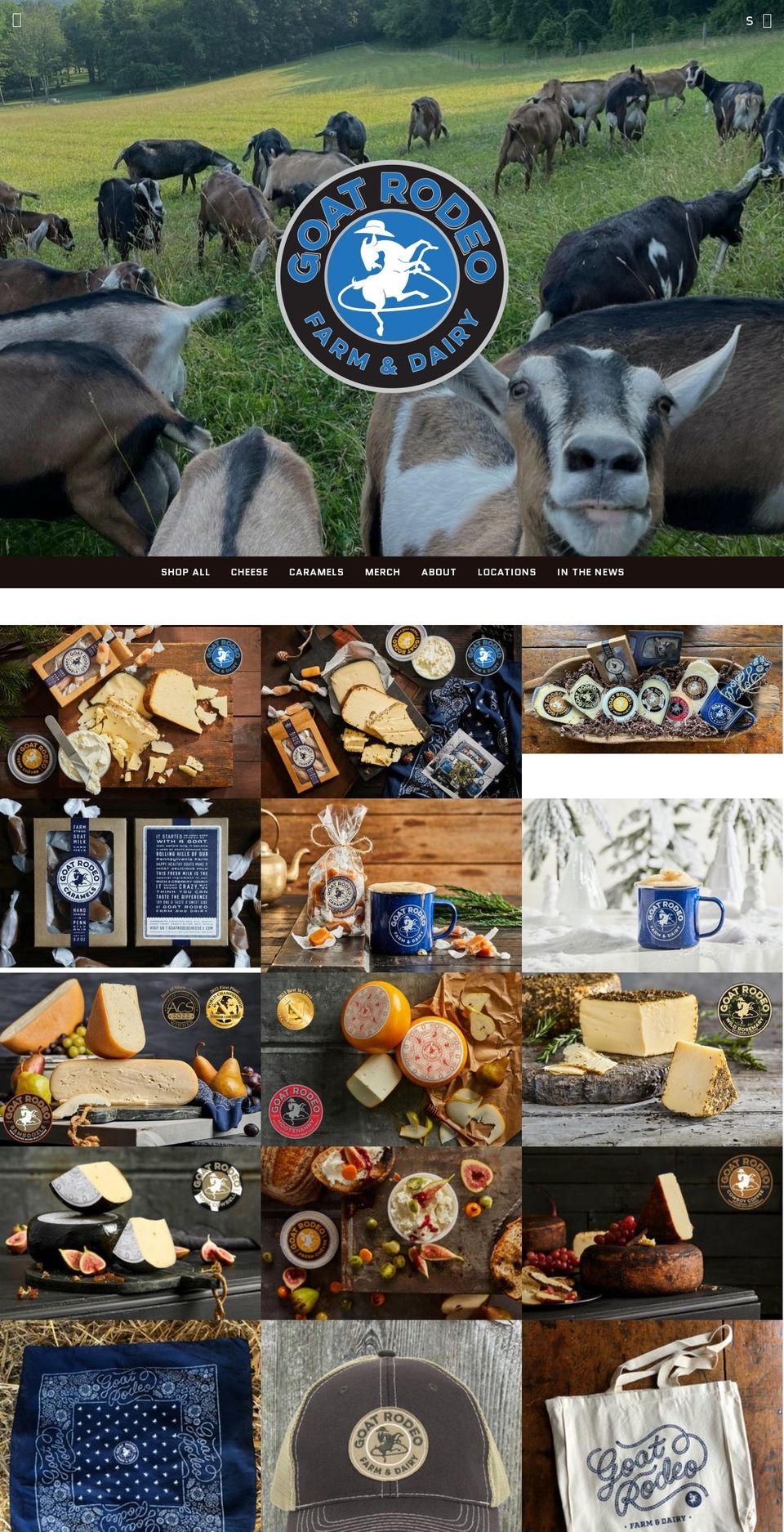 shopgoatrodeo.com shopify website screenshot