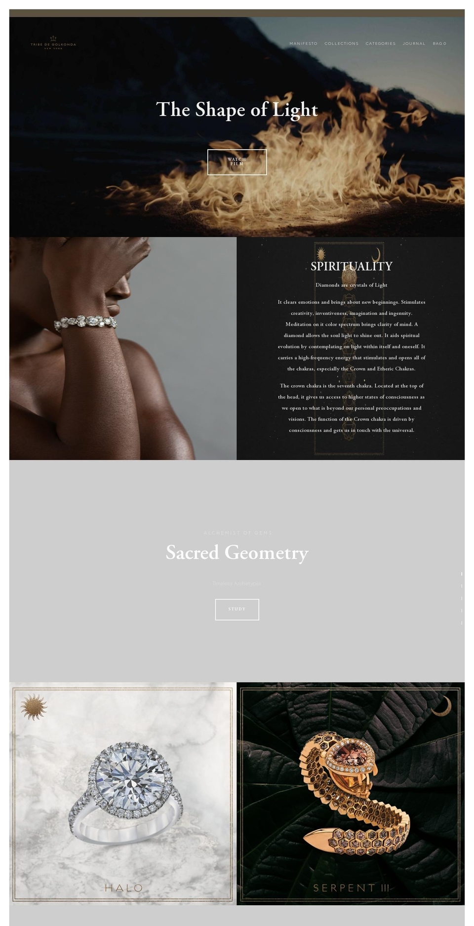 tribedegolkonda Shopify theme site example shopgolconda.com