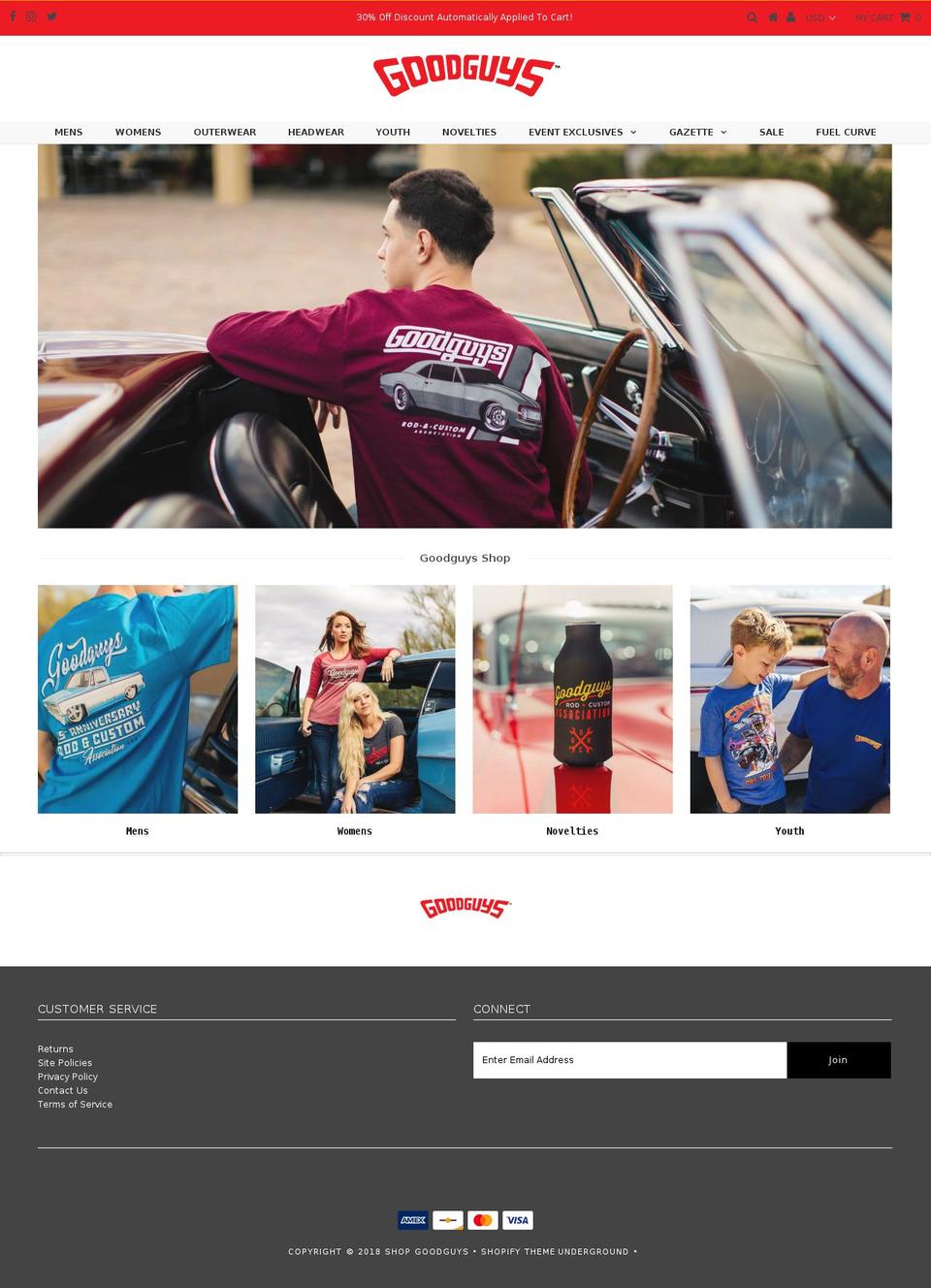 shopgood-guys.com shopify website screenshot