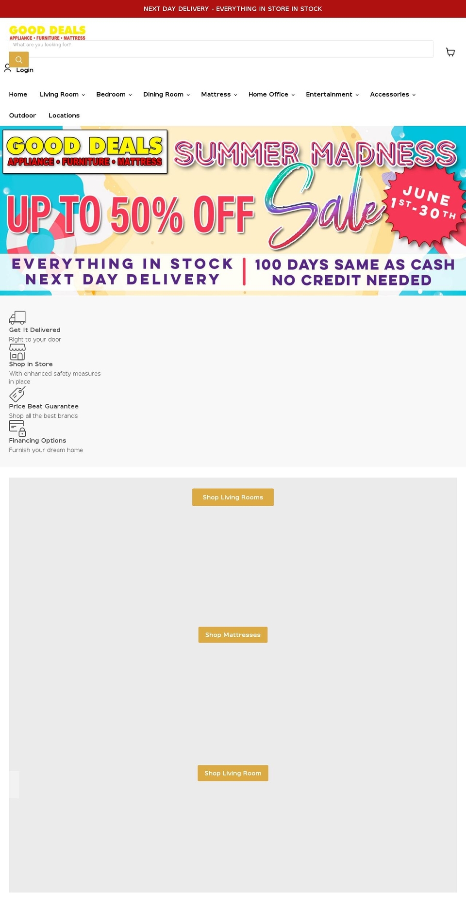 shopgooddeals.com shopify website screenshot