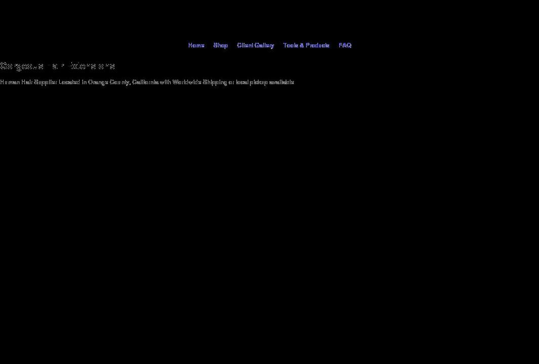 shopgorgeousextensions.com shopify website screenshot