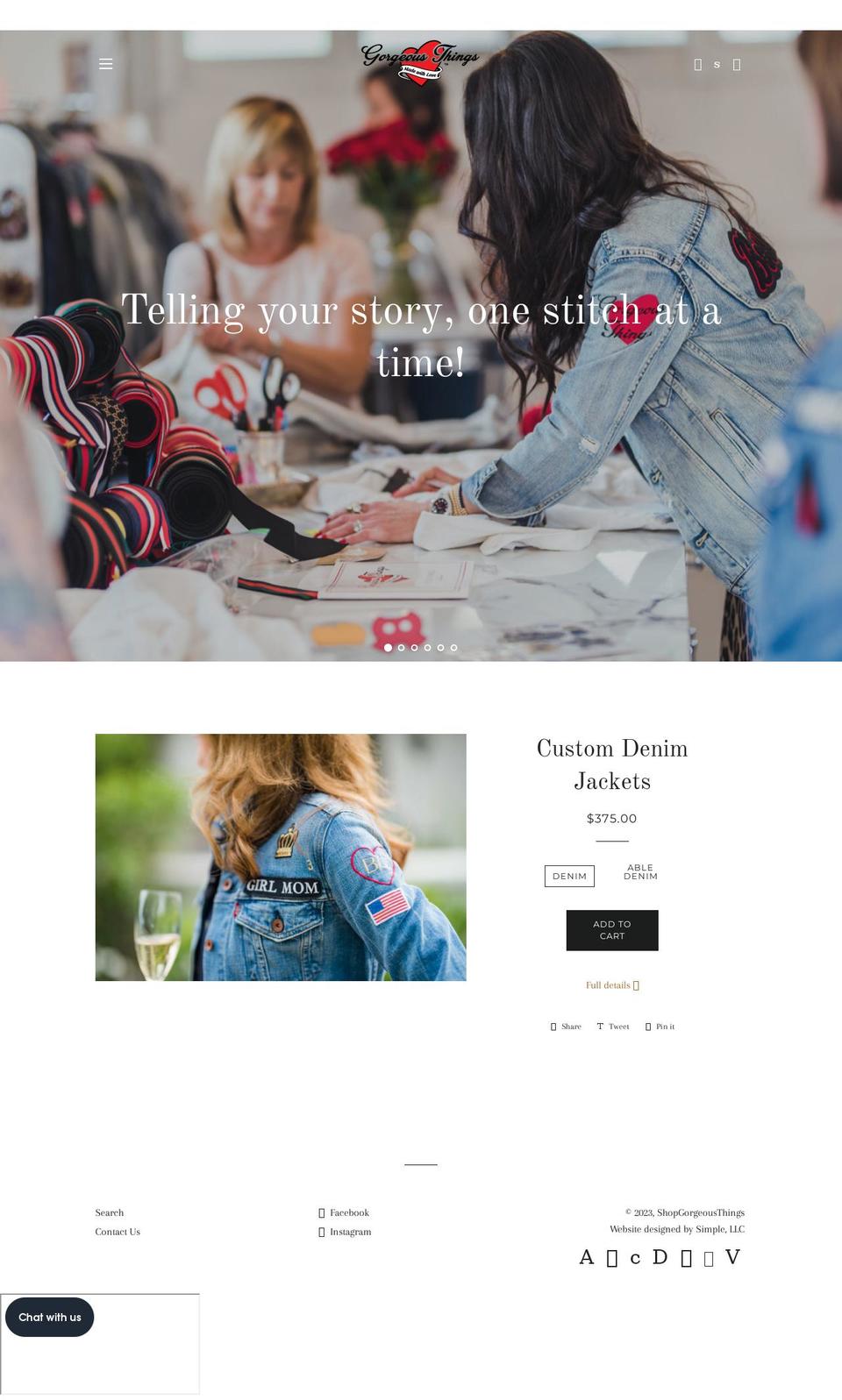 shopgorgeousthings.com shopify website screenshot