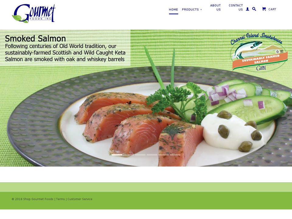 shopgourmetfoods.com — Shopify storefront screenshot