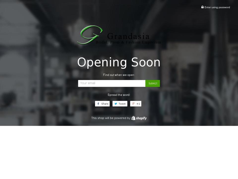 shopgrandasia.com shopify website screenshot