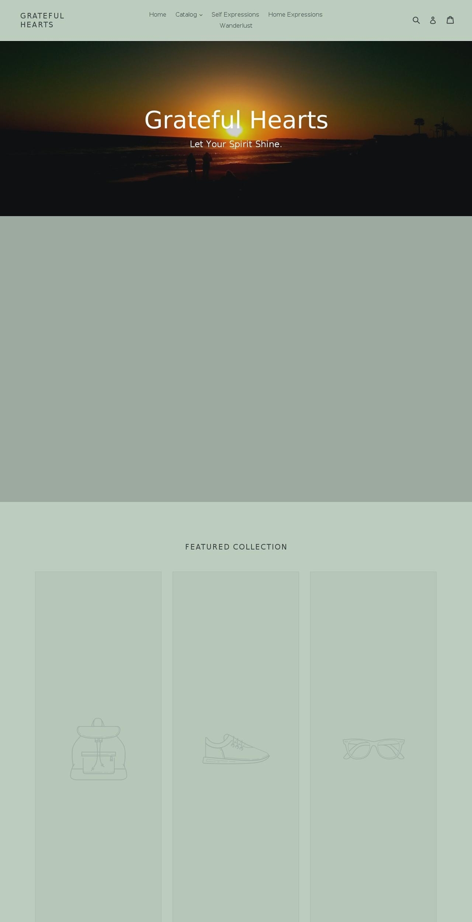 shopgratefulhearts.com — Shopify storefront screenshot