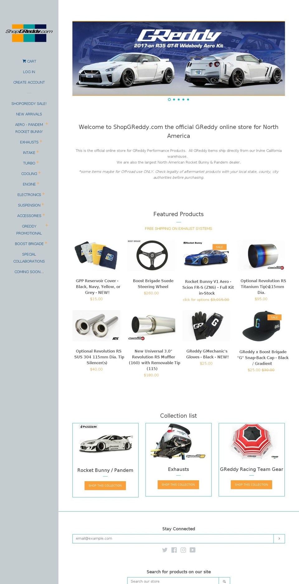 GR Pop Shopify theme site example shopgreddy.net