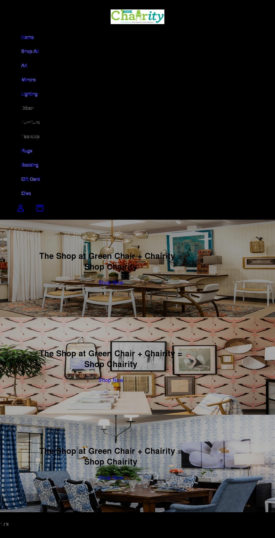 shopgreenchair.com shopify website screenshot