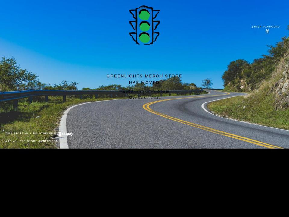 shopgreenlights.com shopify website screenshot