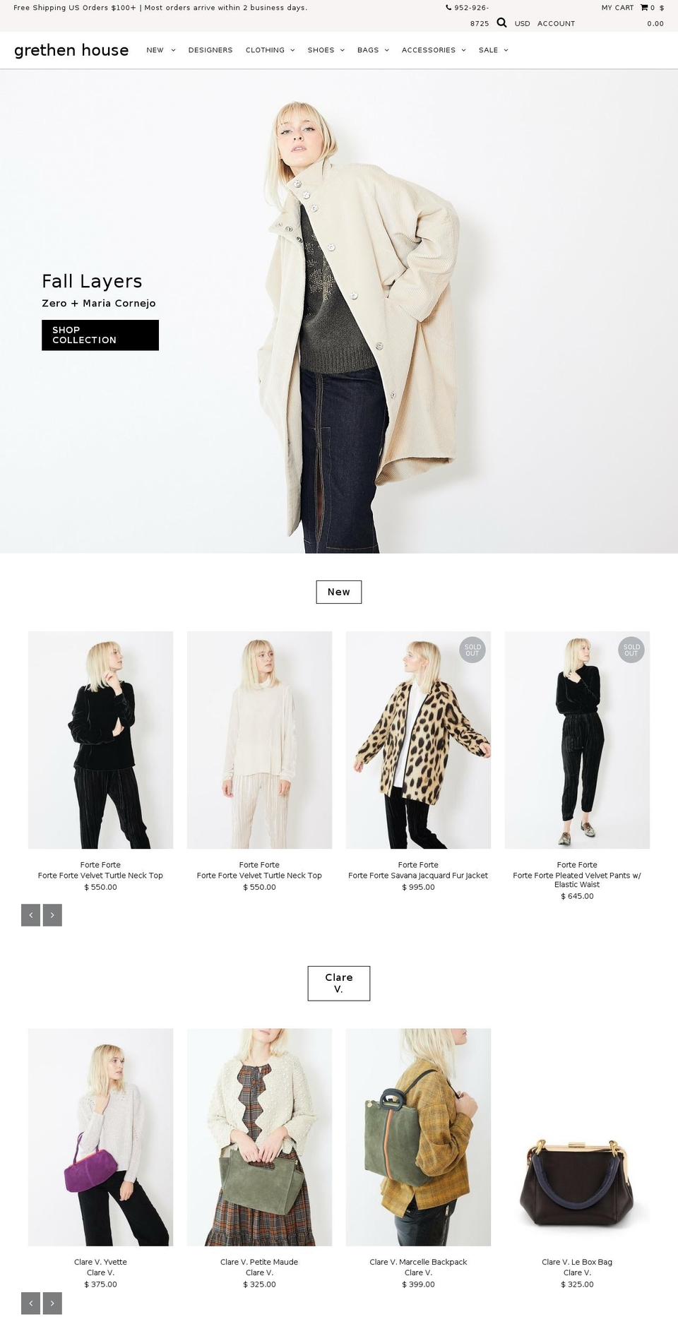 shopgrethenhouse.com shopify website screenshot