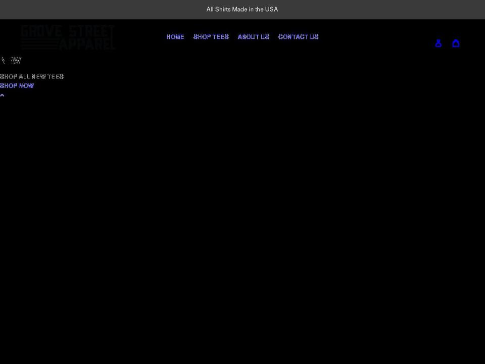 shopgrovestreet.com shopify website screenshot
