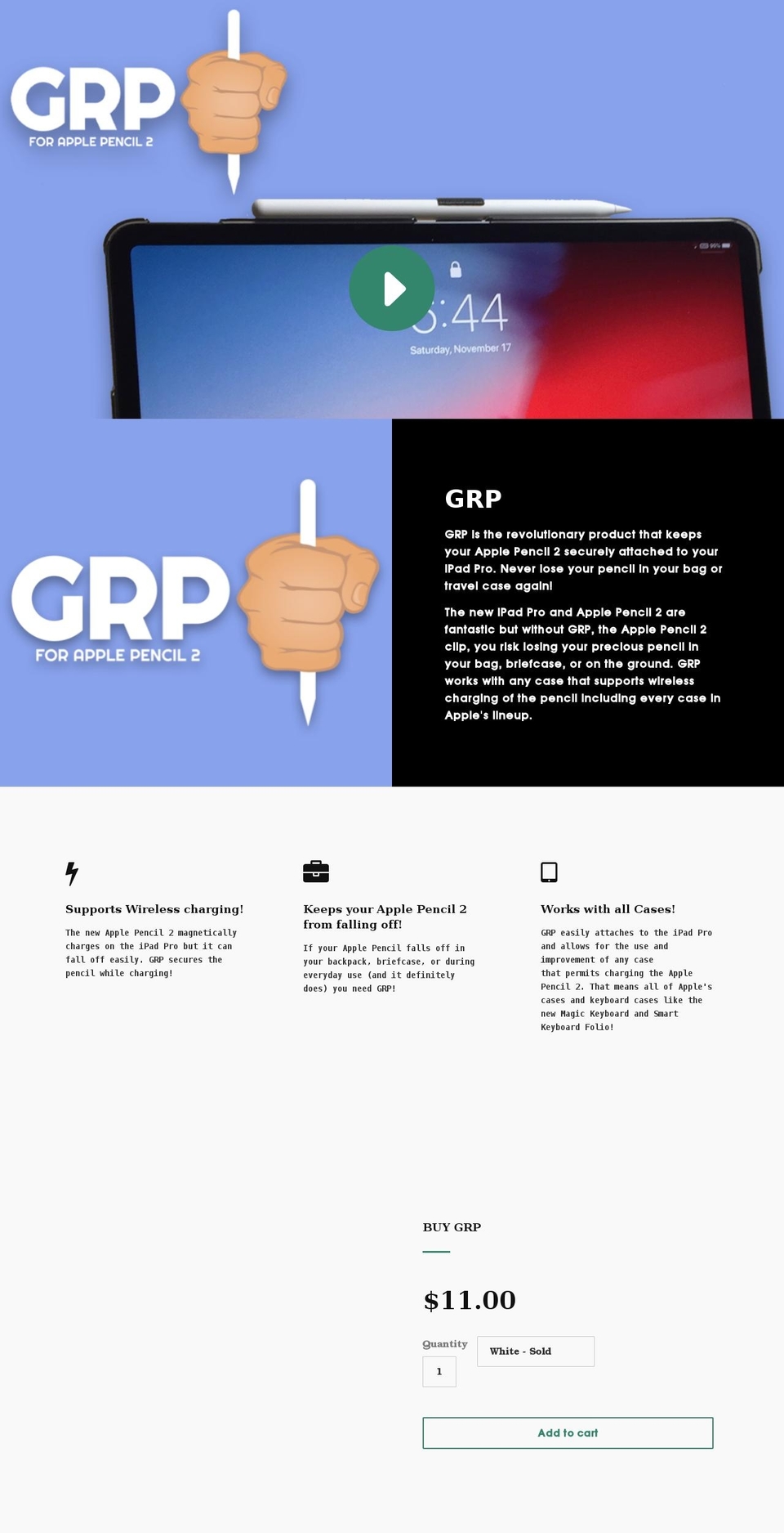 shopgrp.com shopify website screenshot