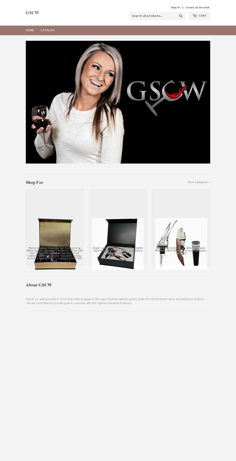shopgscw.com shopify website screenshot