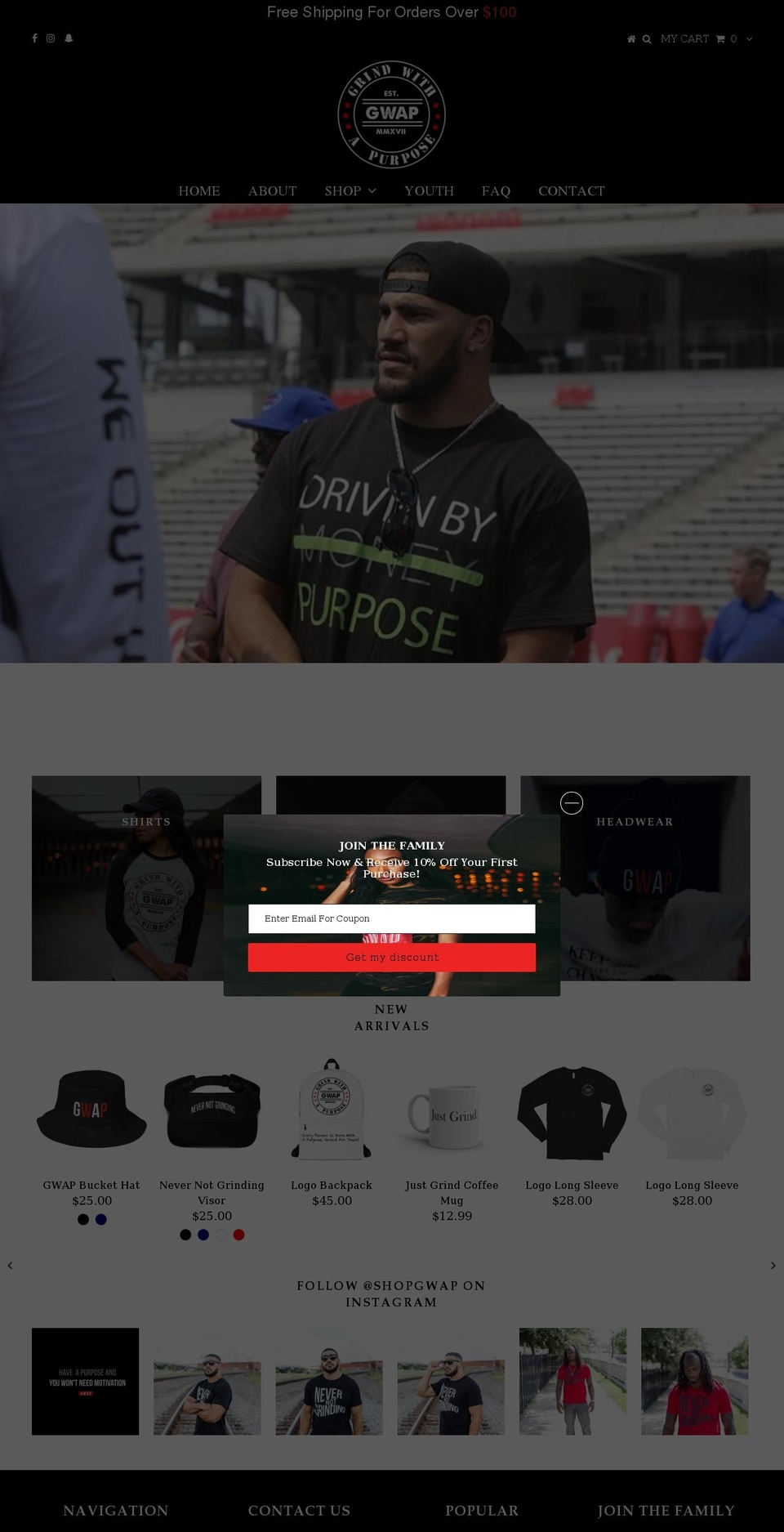 shopgwap.com — Shopify storefront screenshot
