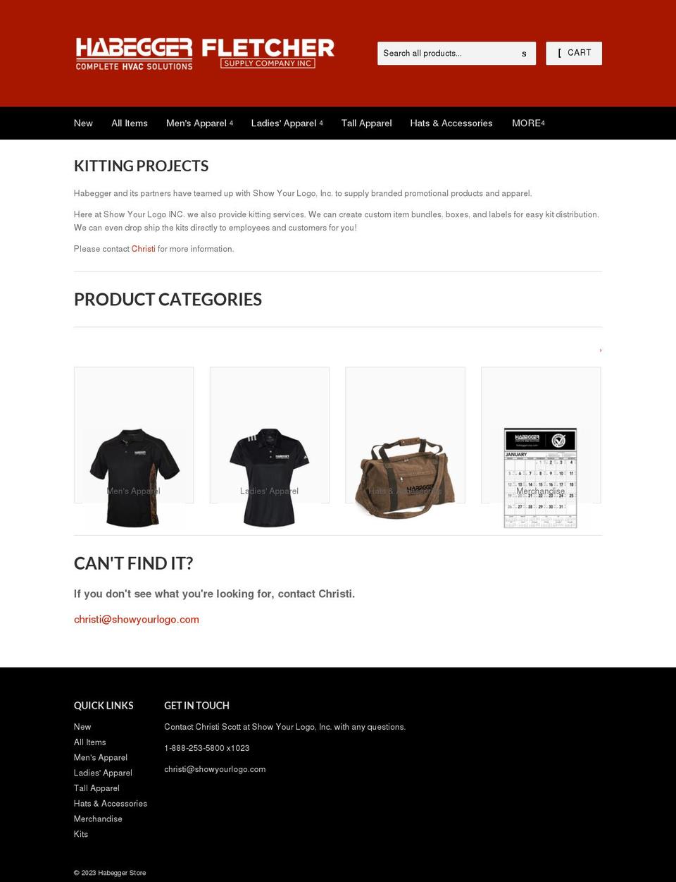 shophabegger.com shopify website screenshot