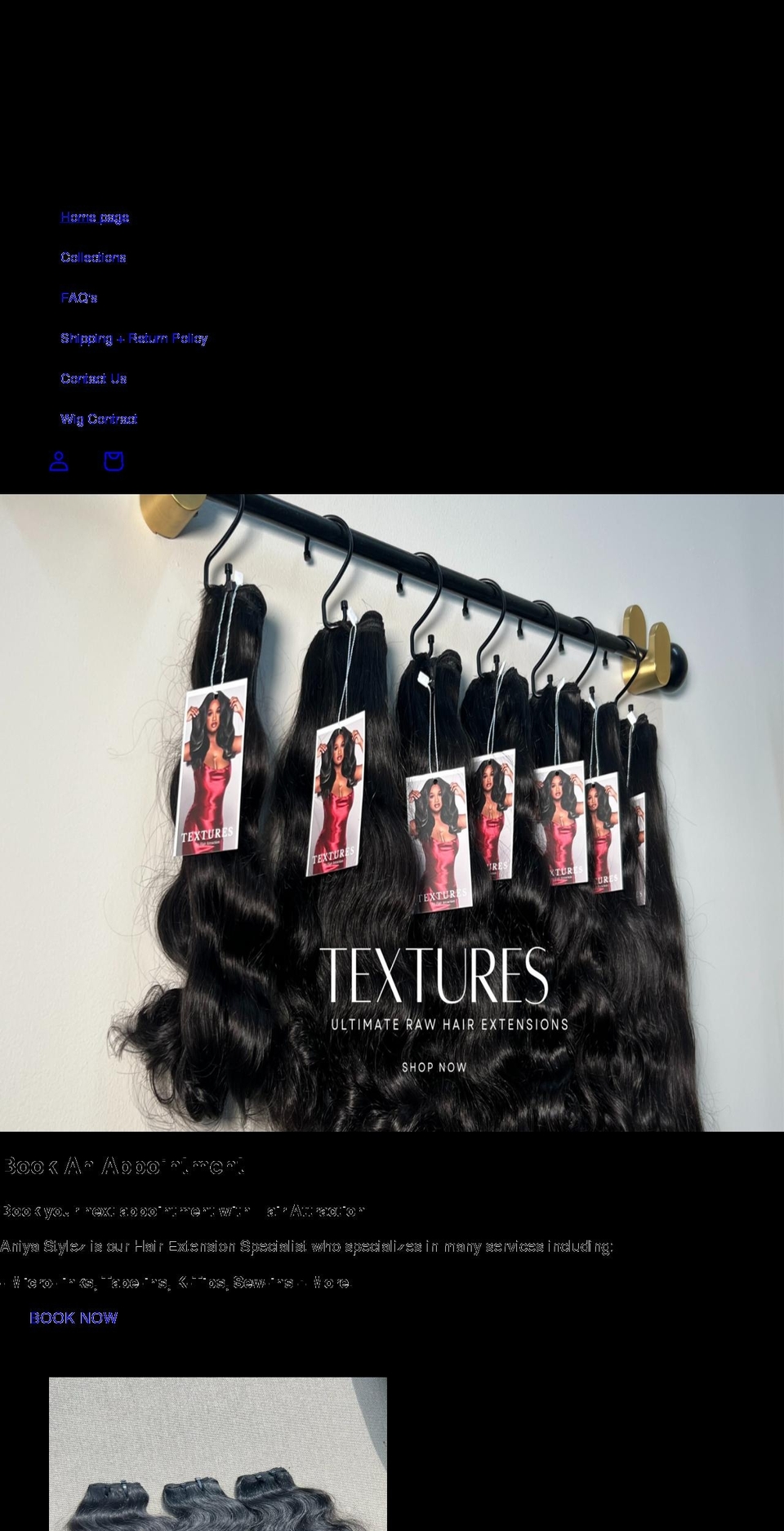shophairattraction.com shopify website screenshot
