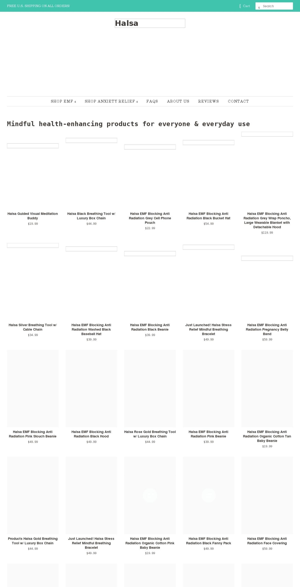 shophalsa.com shopify website screenshot