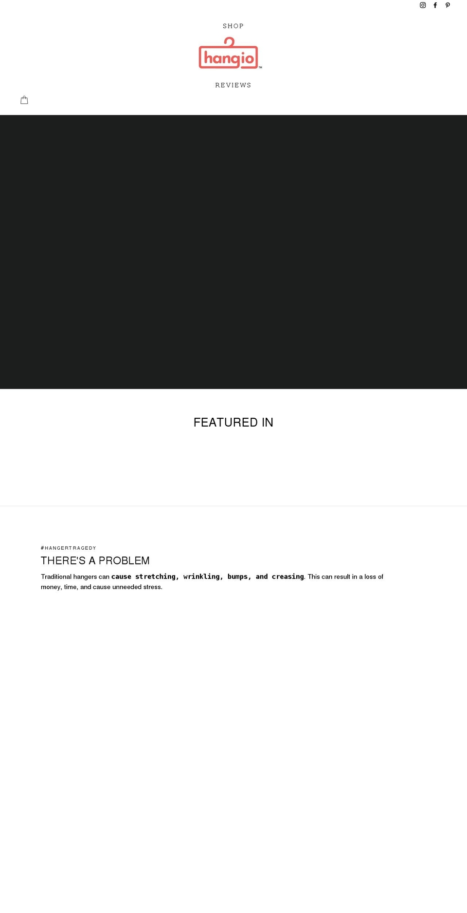 shophangio.com shopify website screenshot