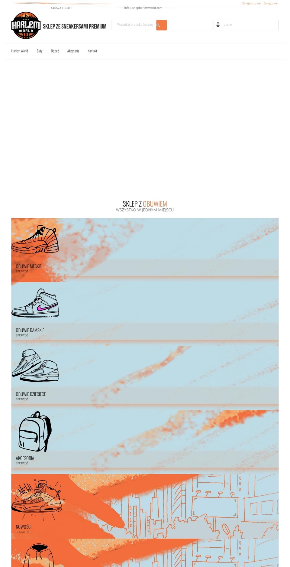 shopharlemworld.com — Shopify storefront screenshot