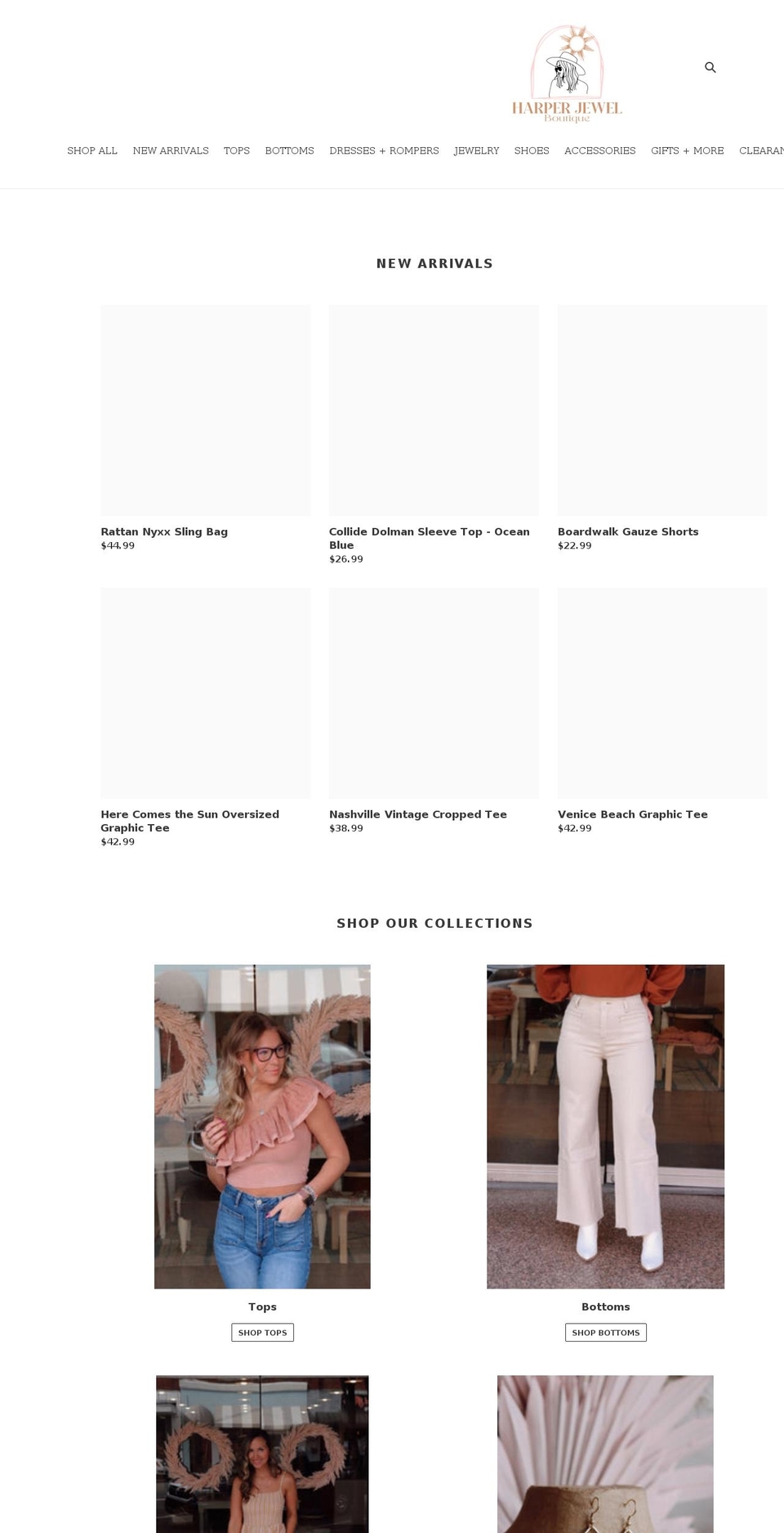 shopharperjewel.com shopify website screenshot