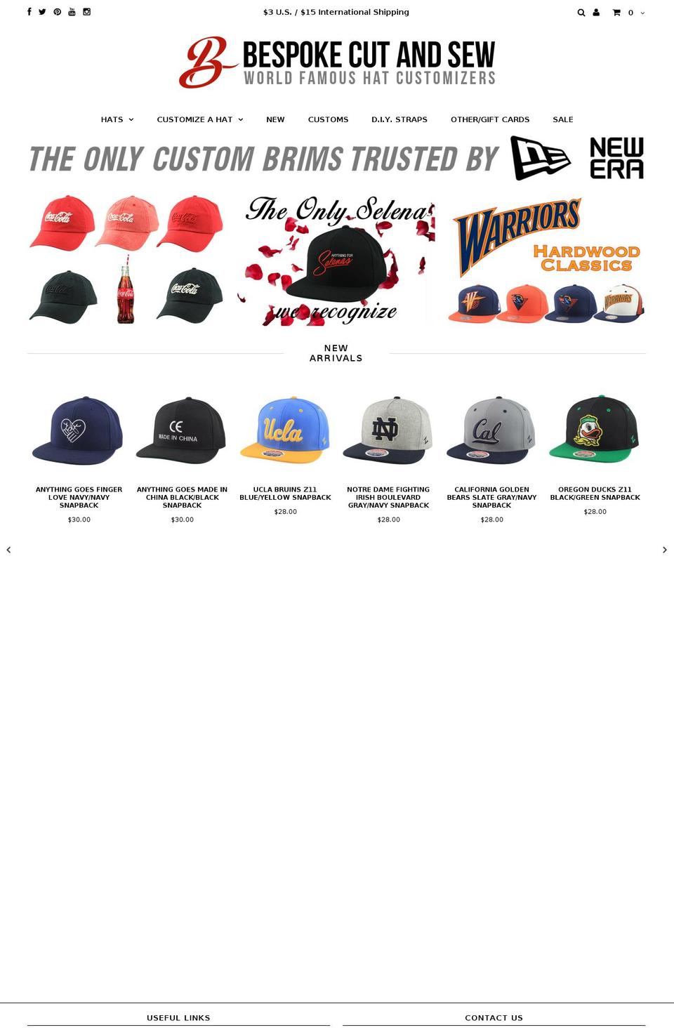 shophats.com shopify website screenshot