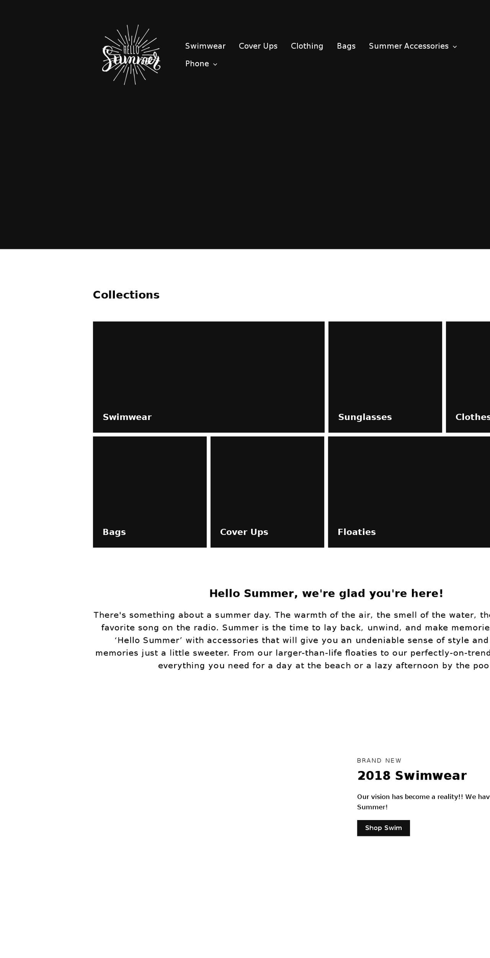 shophellosummer.com — Shopify storefront screenshot