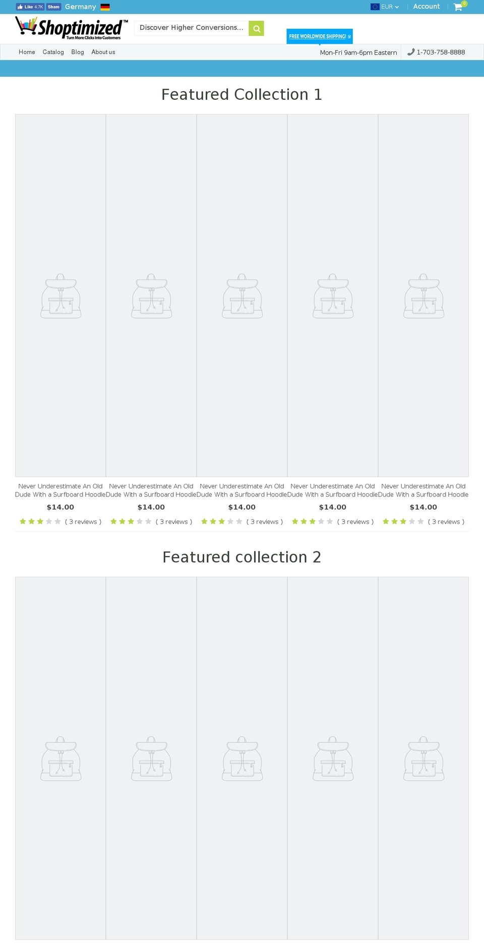 shophereandsave.com — Shopify storefront screenshot