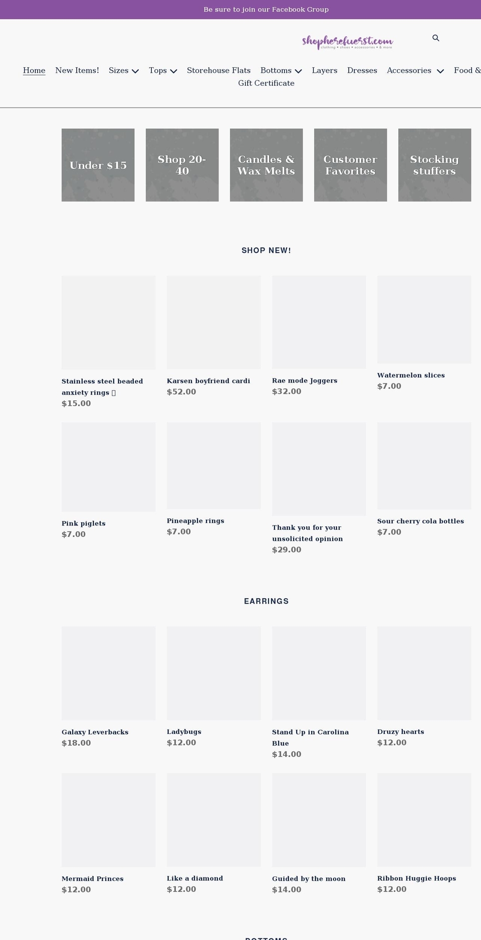 shopherefuerst.com shopify website screenshot