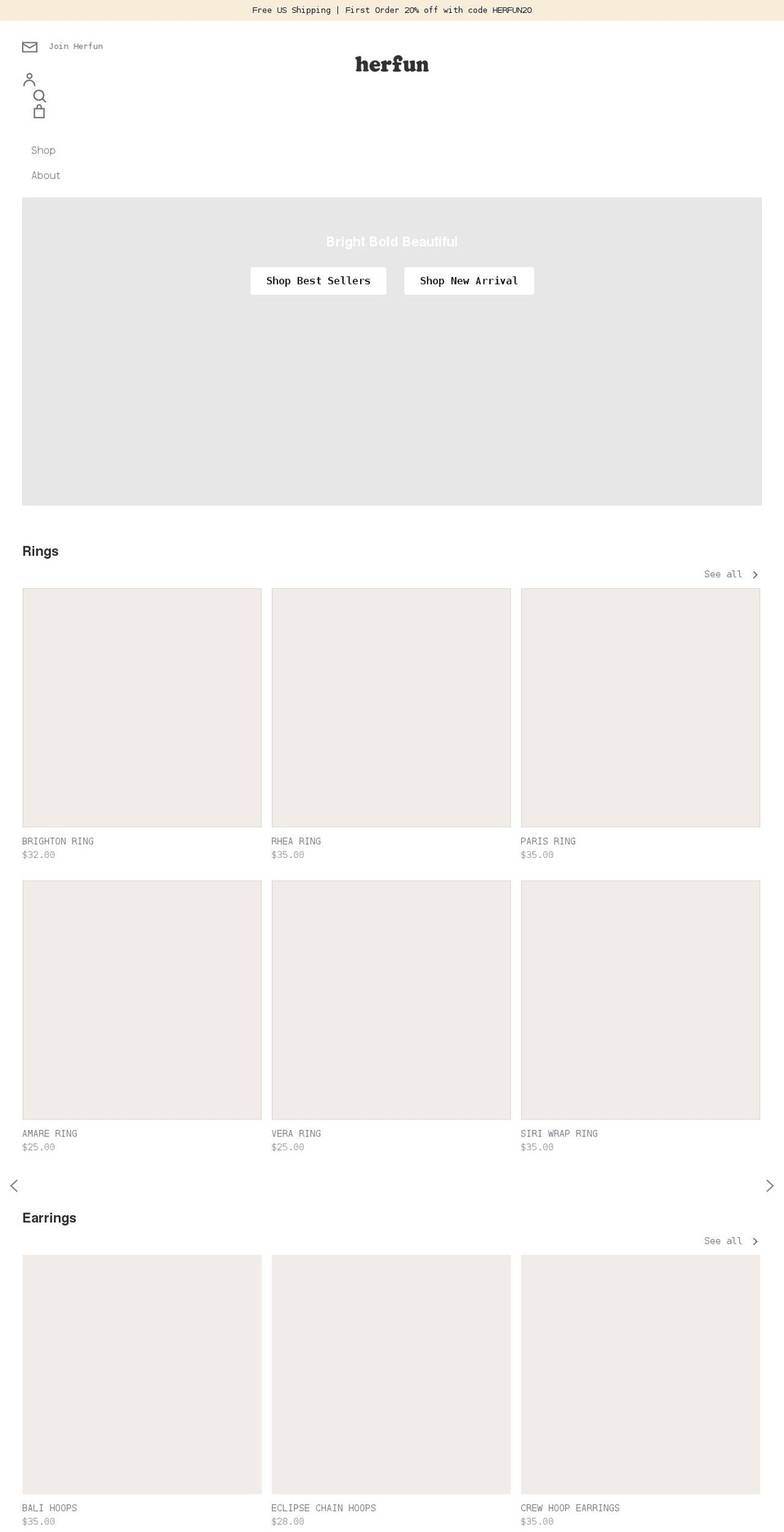 shopherfun.com shopify website screenshot