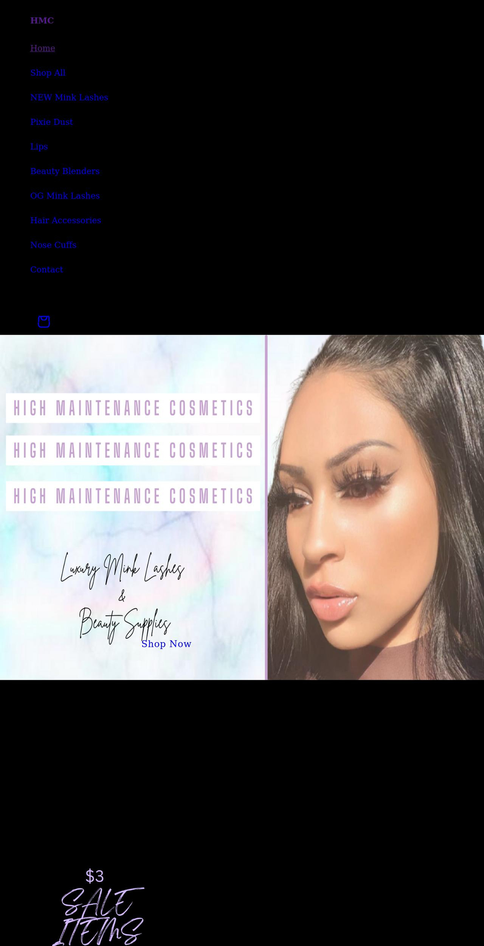 shophighmaintenance.com shopify website screenshot