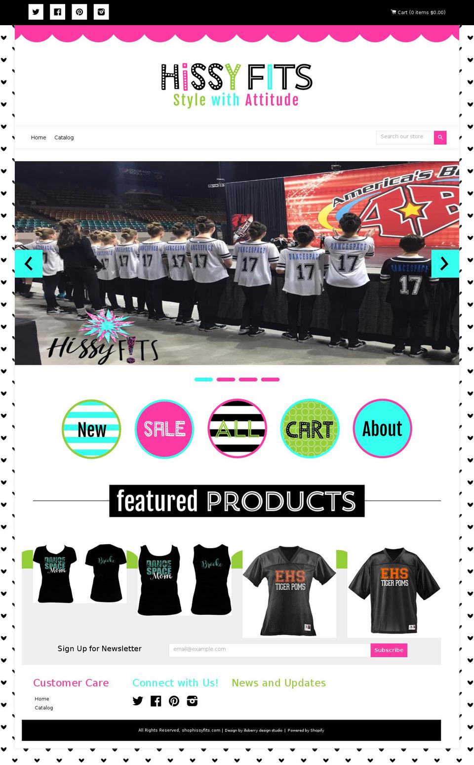 shophissyfits.com shopify website screenshot