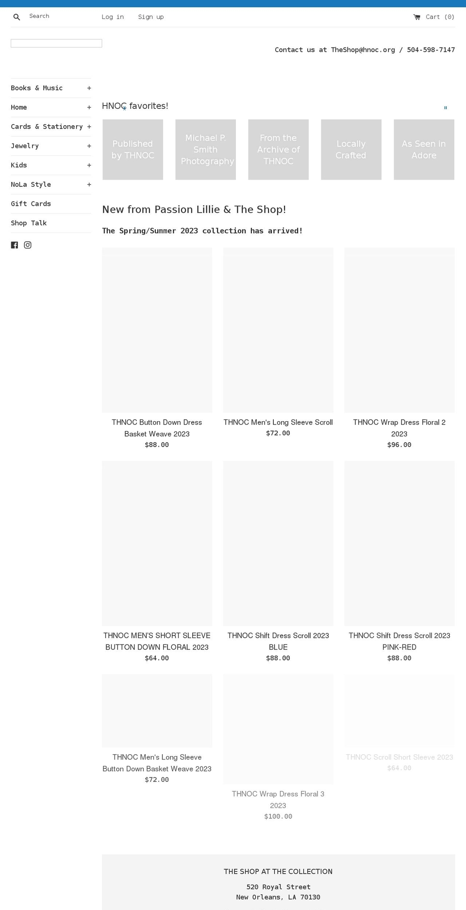 shophnoc.com shopify website screenshot