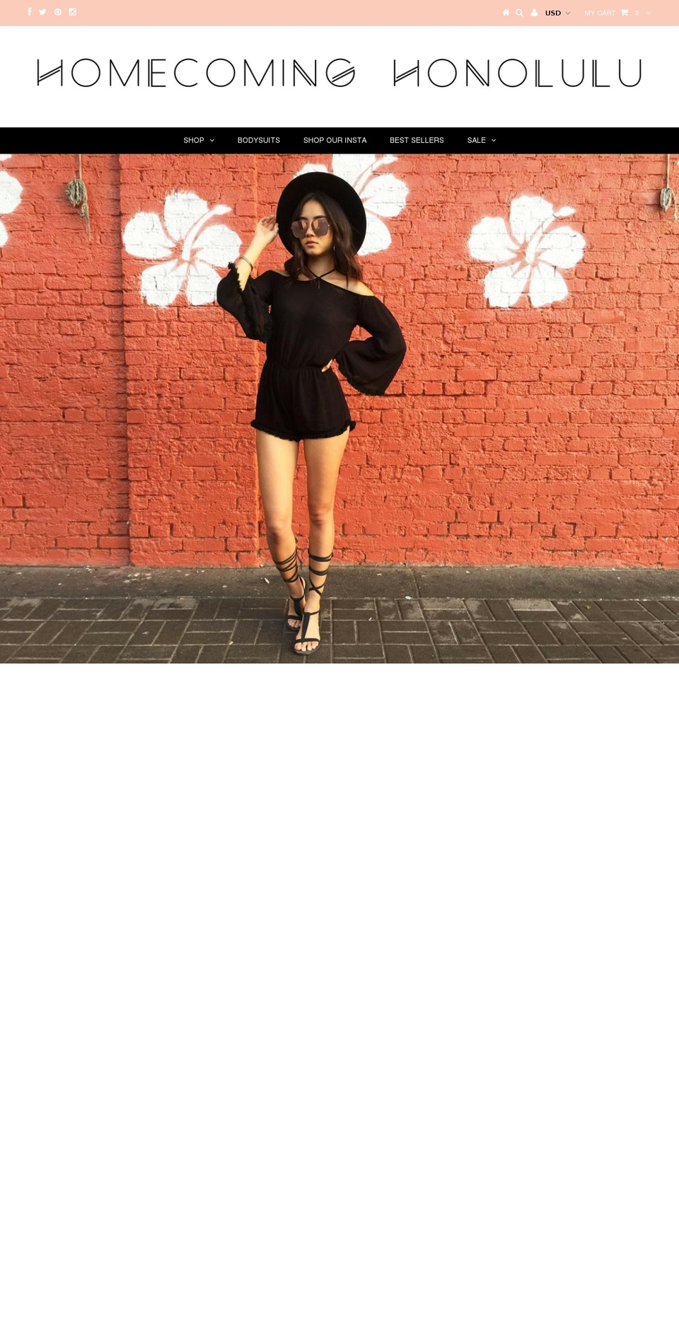 shophomecominghonolulu.com shopify website screenshot